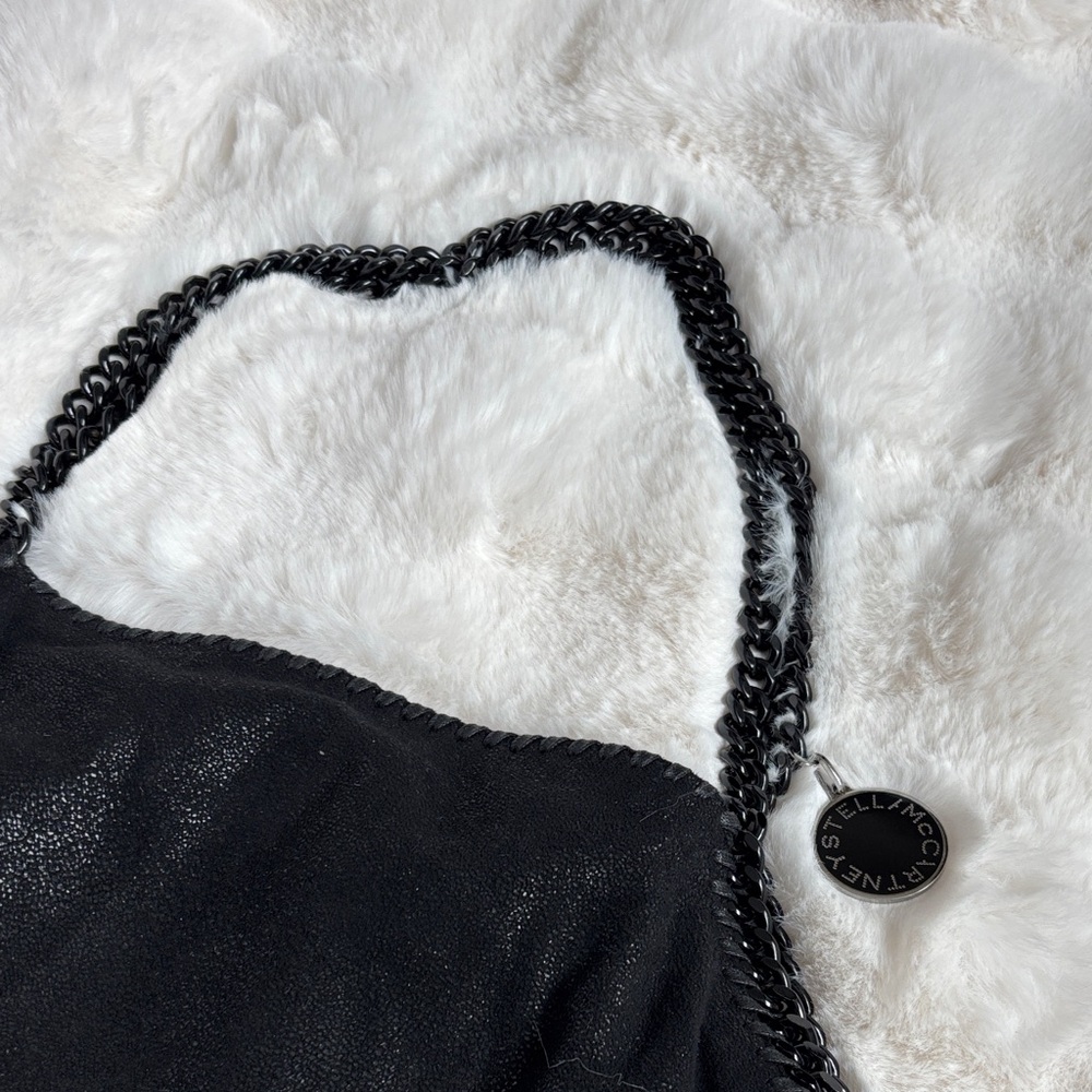 Stella McCartney Falabella Black Chain Handle Women's Bag - Picture 3 of 15